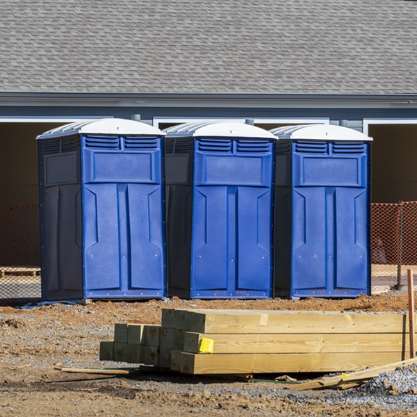 how do you dispose of waste after the portable toilets have been emptied in Lake Spring